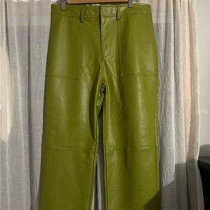 7 for all mankind faux leather pants